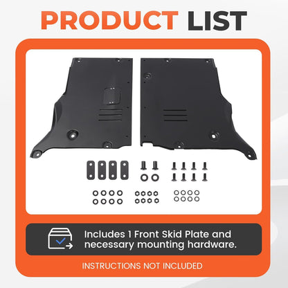 Front Skid Plate Fits for Tesla Model 3 2018-2024 & Tesla Model Y 2020-2024