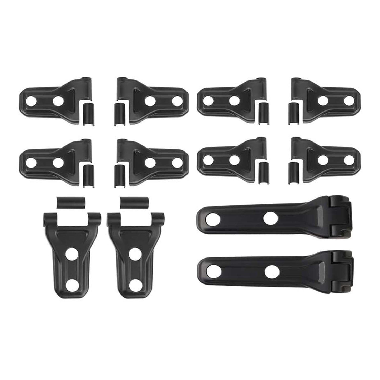 Matte Black Door Hinge Covers for Jeep Wrangler JL 4-Door