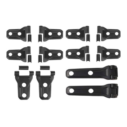 Matte Black Door Hinge Covers for Jeep Wrangler JL 4-Door