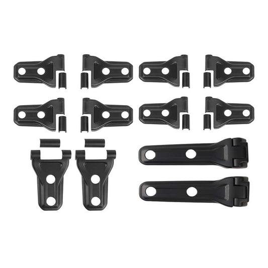 Matte Black Door Hinge Covers for Jeep Wrangler JL 4-Door