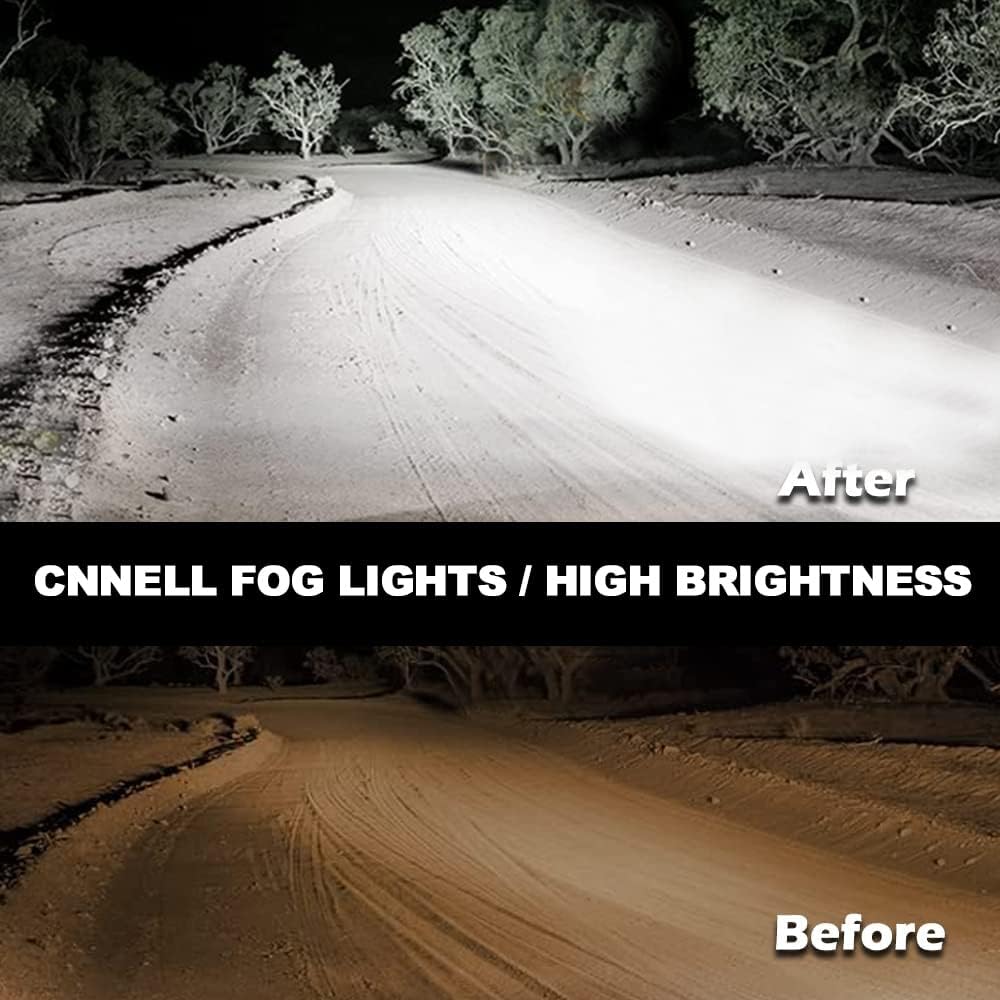 Fog Lights Assembly Compatible with 2004-2012 Chevy Colorado - OHMU