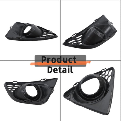 Fusion 2010-2012 Front Fog Light Cover Bezel with Chrome Trim