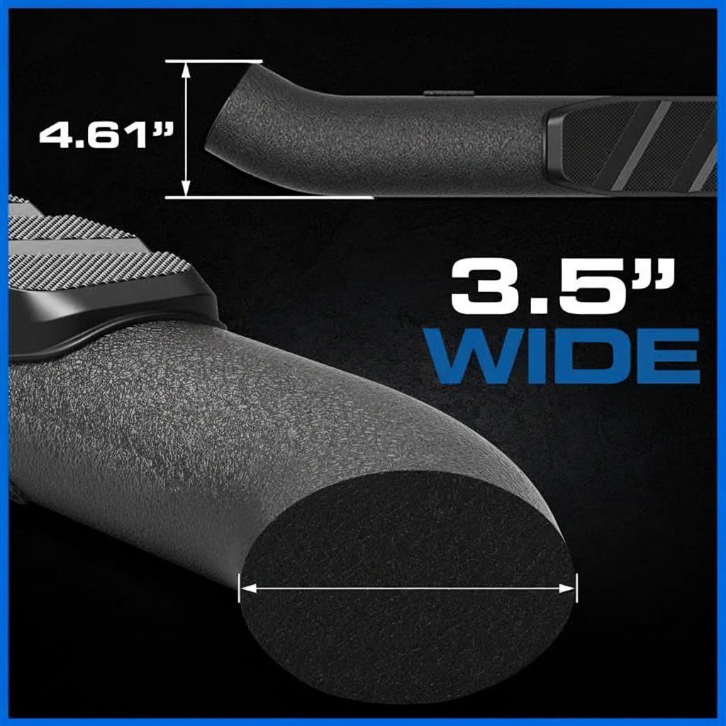 3.5" Oval Tube Running Boards for 2018-2026 Jeep Wrangler JL 4-Door