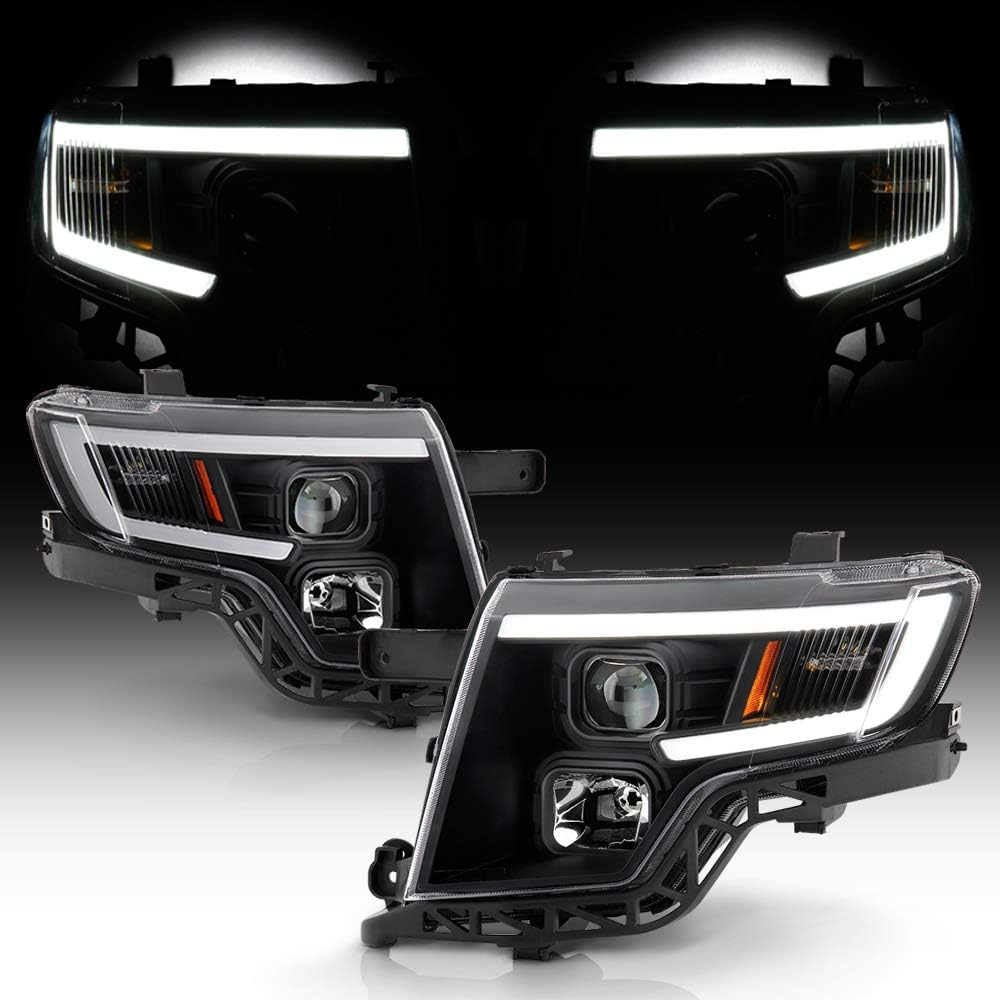 For 2007-2010 Ford Edge LED Tube Style Housing Projector Headlights - OHMU