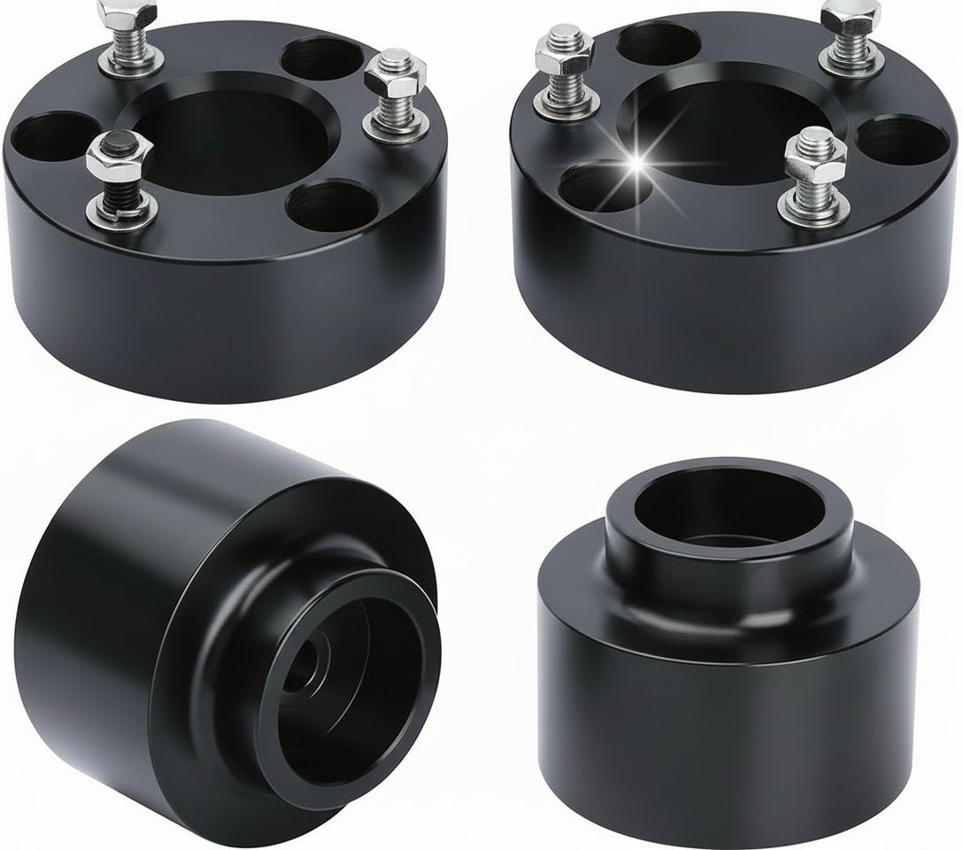 dynofit Leveling Lift Kit 3" Front + 2" Rear for Dodge Ram 1500 4WD/AWD (2009-2025), Coil Spring Strut Spacers & Rear Lift Blocks for 2020+ Ram 1500 2WD/RWD Pickup
