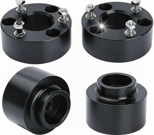 dynofit Leveling Lift Kit 3" Front + 2" Rear for Dodge Ram 1500 4WD/AWD (2009-2025), Coil Spring Strut Spacers & Rear Lift Blocks for 2020+ Ram 1500 2WD/RWD Pickup