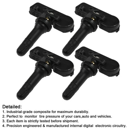 4-PCS TPMS Sensors (433MHz) for Jeep/Dodge/Ram/Chrysler 2011-2016 - Replaces 56029398AB