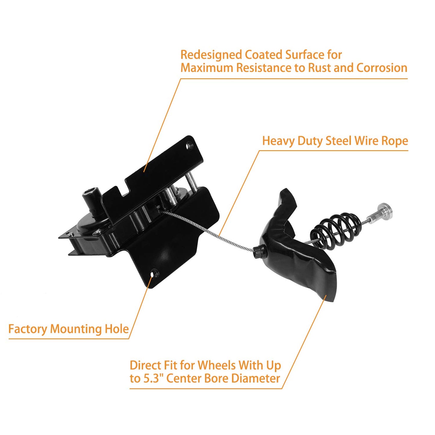 Spare Tire Winch Hoist for 1999-2007 Ford F-250/350/450/550 Super Duty - Replaces 924-528/6C3Z1A131AA/F81Z1A131AF etc.