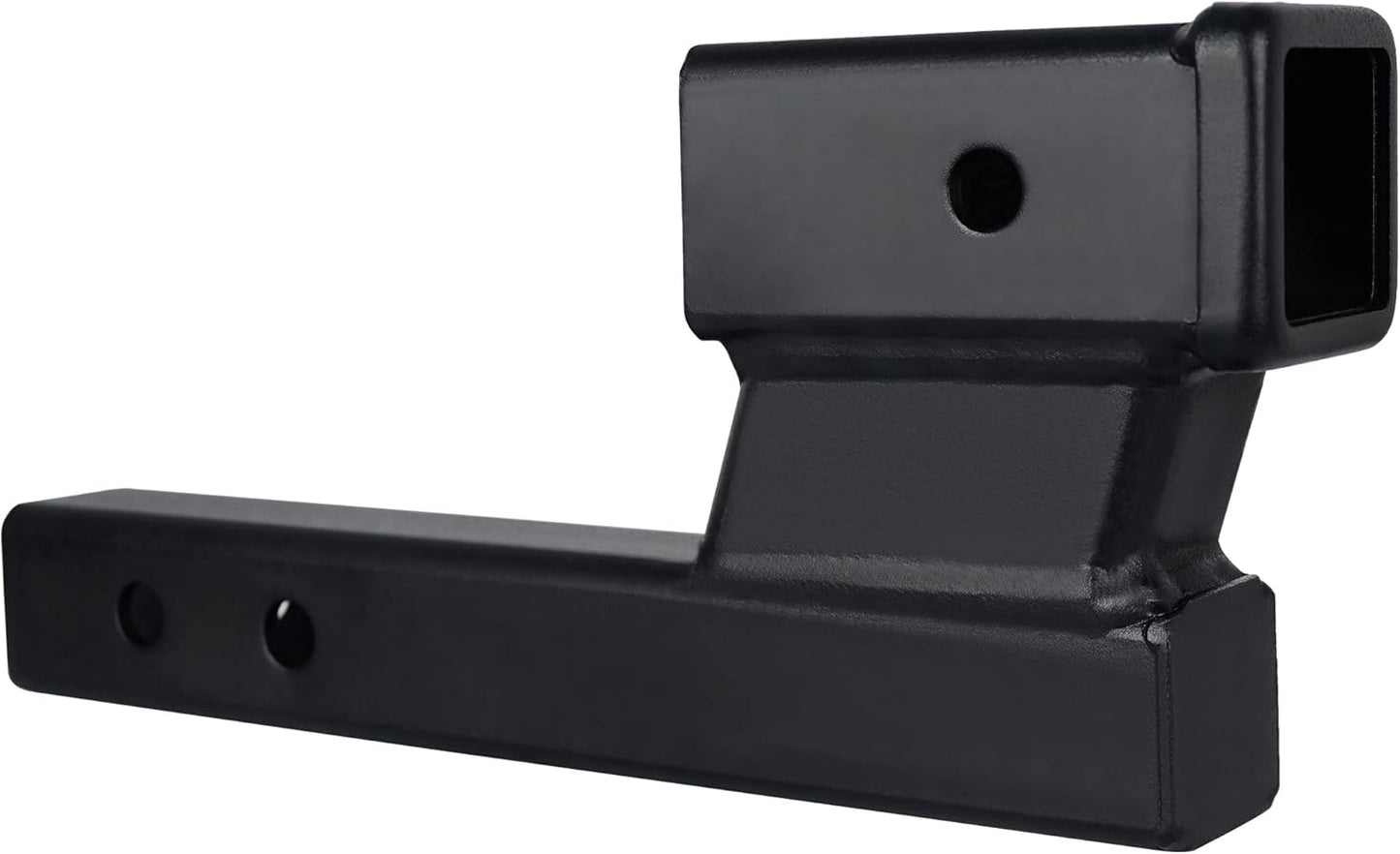 2" Hitch Extender with 4" Drop/Rise - 7.75" & 9.75" Extension, 7,500 lb Capacity, Matte Black - 84128