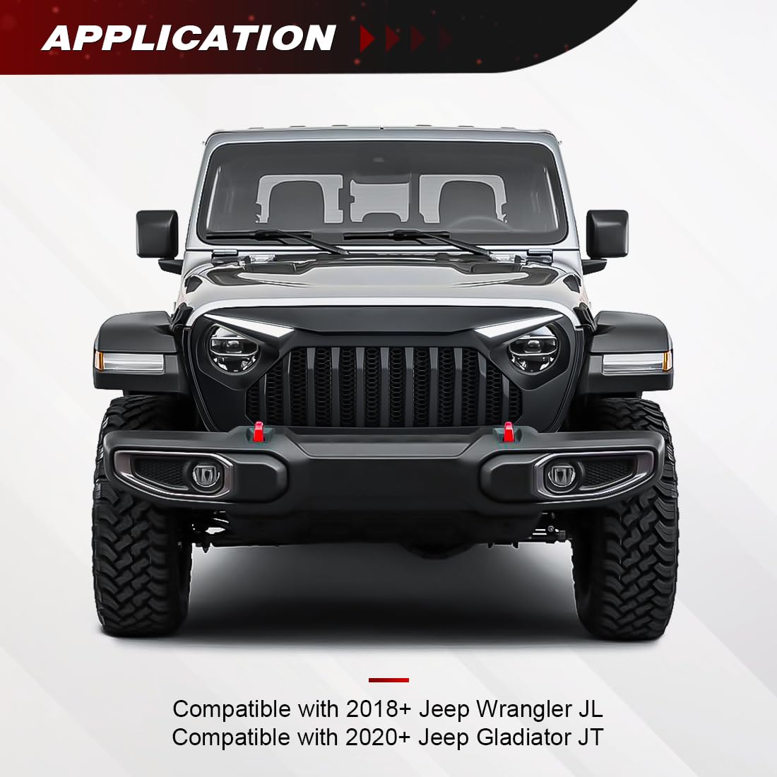 Vader Grille for Jeep Wrangler JL Gladiator JT
