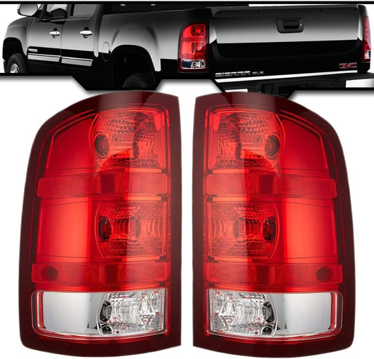 Tail Lights Assembly for GMC Sierra 07-11 1500 07-14 2500 HD 07-14 3500 HD 07-14