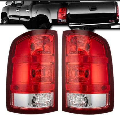 Tail Lights Assembly for GMC Sierra 07-11 1500 07-14 2500 HD 07-14 3500 HD 07-14 - OHMU