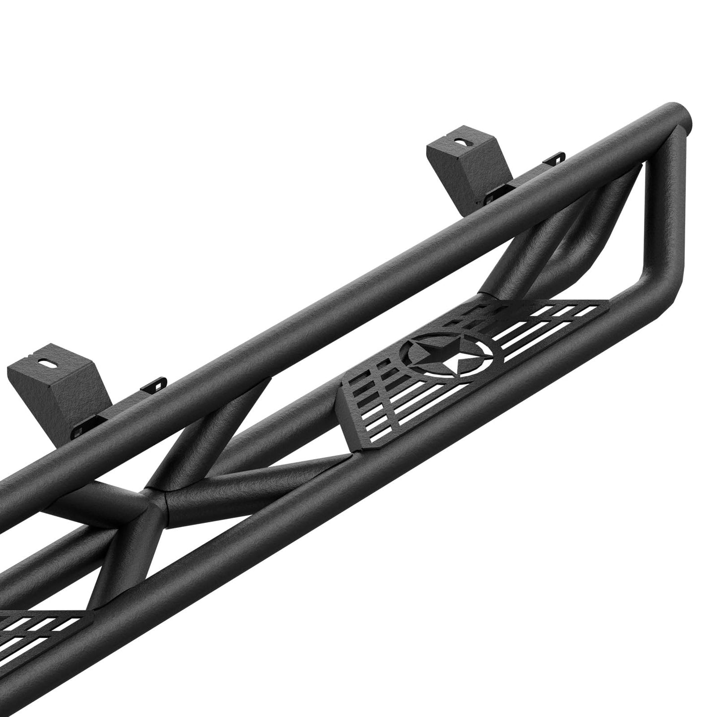 Drop Side Steps / Rock Sliders for 2018-2026 Jeep Wrangler JL 4-Door (Inc. 4XE)