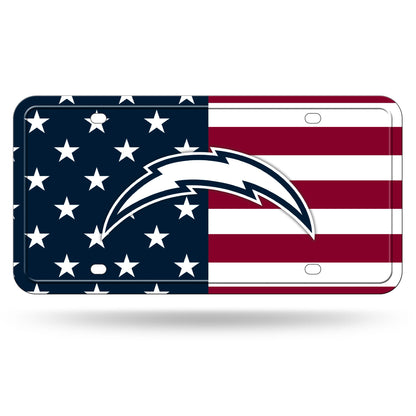 Rico Industries NFL Football USA Metal Auto Tag 6" x 12" - Great for Truck/Car/SUV