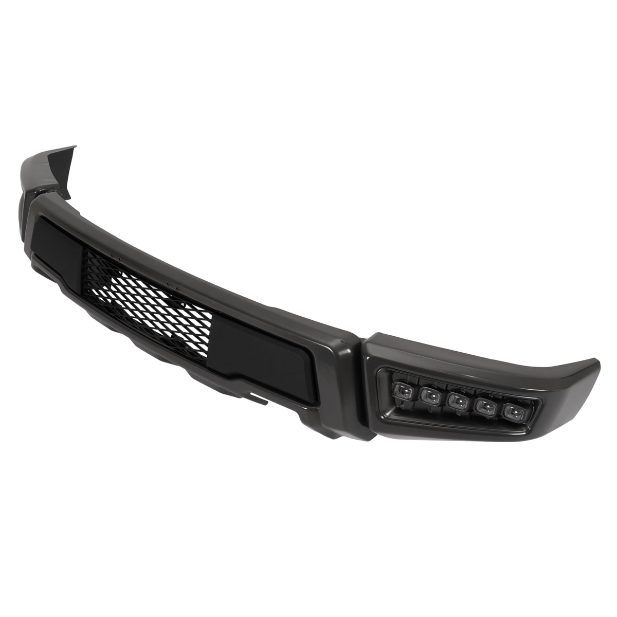 F150 Front Bumper with LED Fog Lights, Crew/Extended Cab