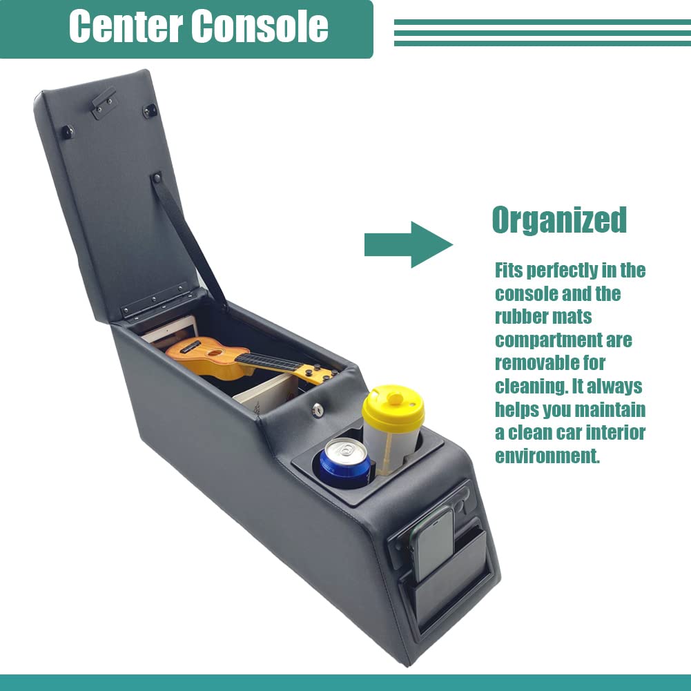 Locking Center Console for Jeep CJ-5 1976-1983, CJ-7 1976-1986, Wrangler YJ 1987-1995 - OHMU