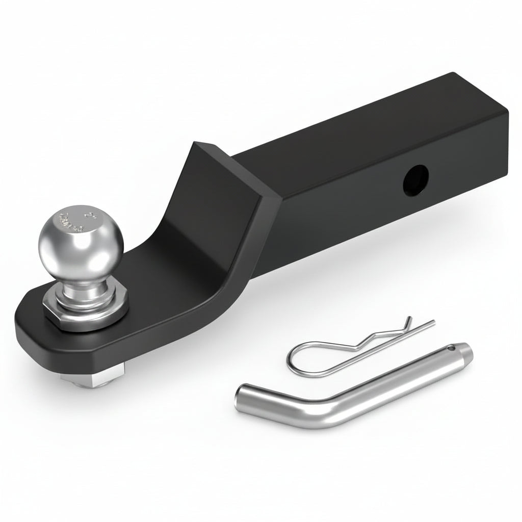 2" Drop Ball Mount with 2" Ball - 7,250 lb GTW, Black for 2" Receiver