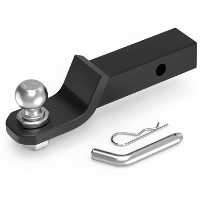 2" Drop Ball Mount with 2" Ball - 7,250 lb GTW, Black for 2" Receiver