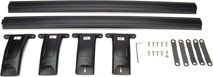 Heavy Duty 220lb Roof Rack Cross Bars Fit for GMC Yukon & Yukon XL, Chevy Suburban & Tahoe 2015-2020, Cadillac Escalade & Escalade ESV, Chevrolet Aluminum Crossbar Rooftop Cargo Carrier