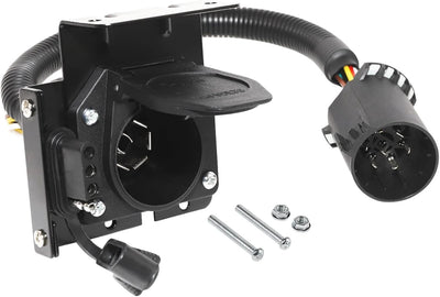 Multi-Tow 7/4 Pin Trailer Adapter for Ford/GM/Ram/Jeep - Dual-Output USCAR 7 Socket Required