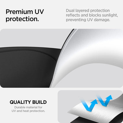 Triple-Coated CryoShade Windshield Sunshade for 2018-2025 Jeep Wrangler & Gladiator