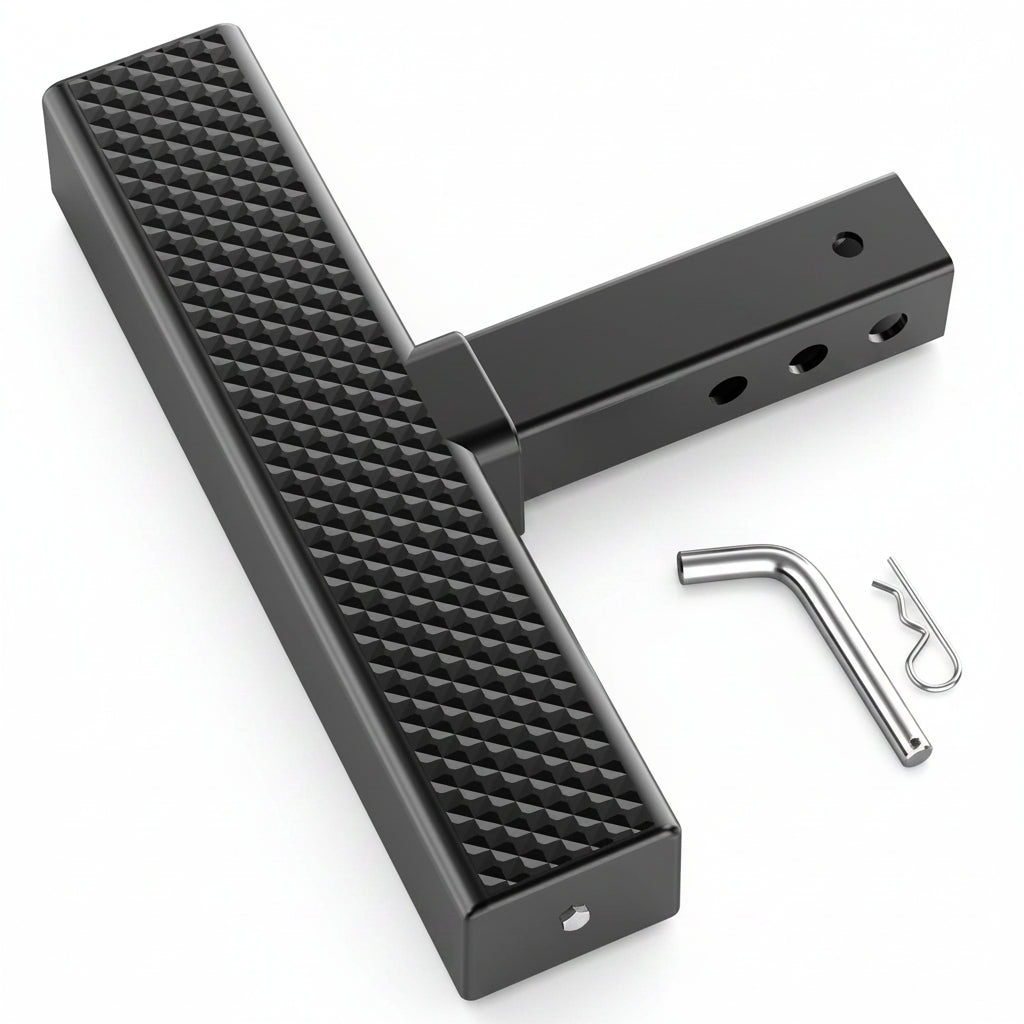 Anti-Slip Hitch Step for 2" Receiver - 600 lb Capacity, Universal for Truck/SUV/RV