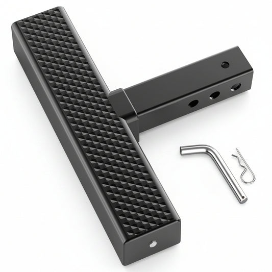 Anti-Slip Hitch Step for 2" Receiver - 600 lb Capacity, Universal for Truck/SUV/RV