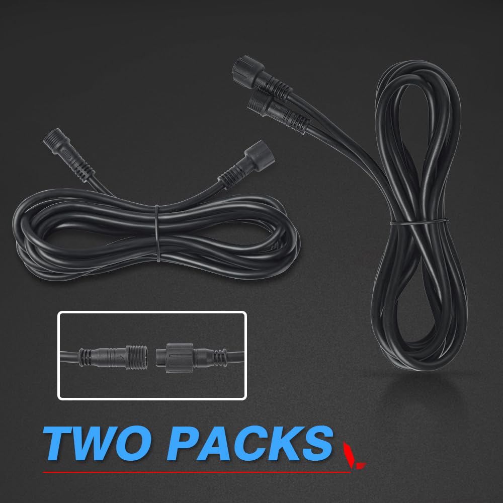 6.56FT 3-Pin Extension Cable for V1/W1/C2 RGB+IC Lights & P1s Switch