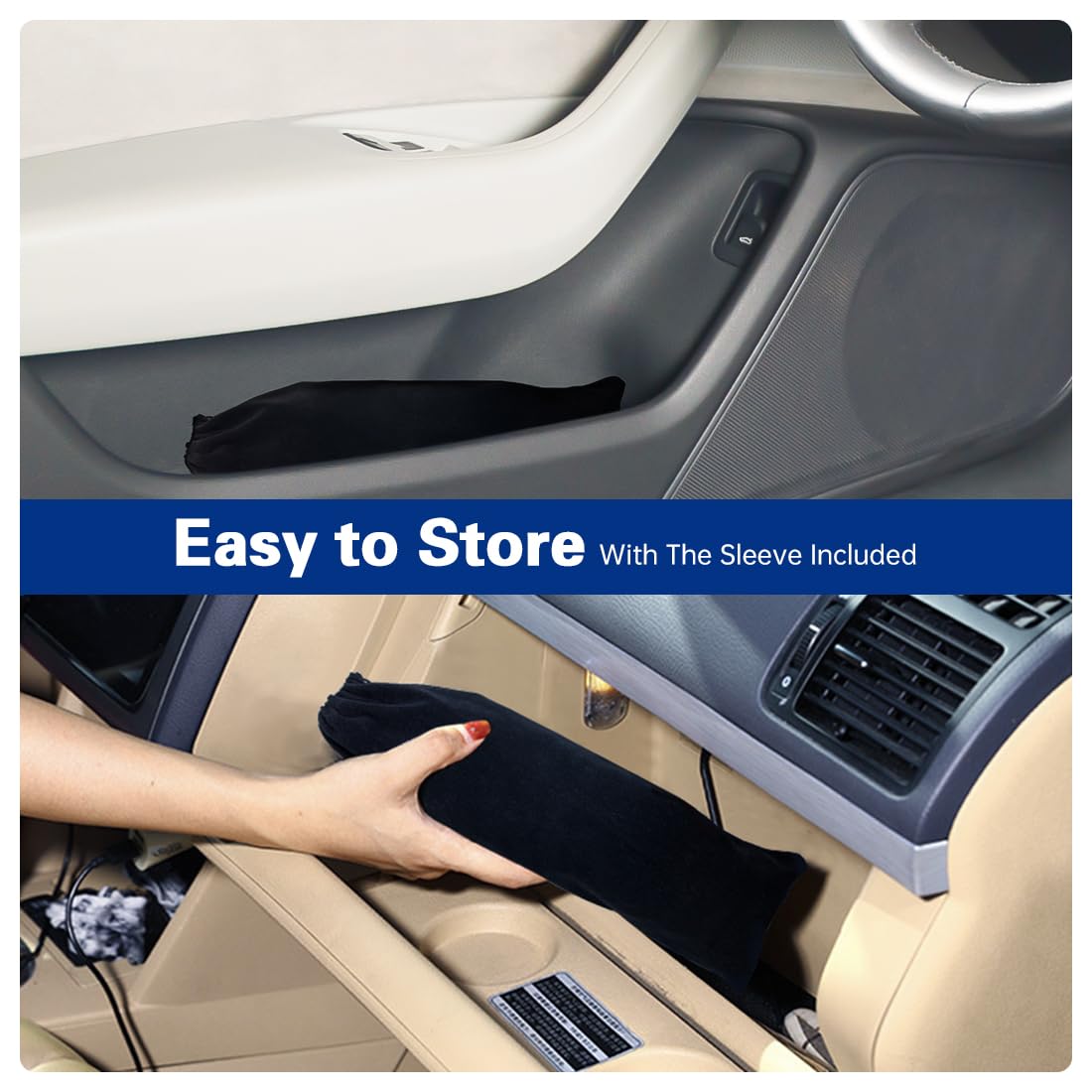 Foldable Car Umbrella Sunshade - UV Block & Heat Insulation for Windshield (Large)