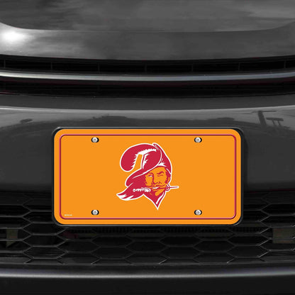 Rico Industries NFL Football Modern Retro Metal Auto Tag 6" x 12" - Great for Truck/Car/SUV