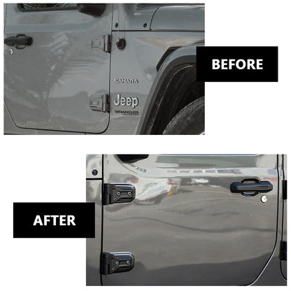 Hinge Cover Trim for Jeep Wrangler JL JT, 10Pcs