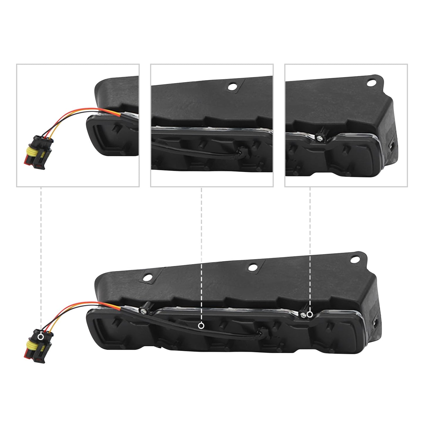 Bronco LED Fog Lights, Dual Color, Waterproof, Plug & Play