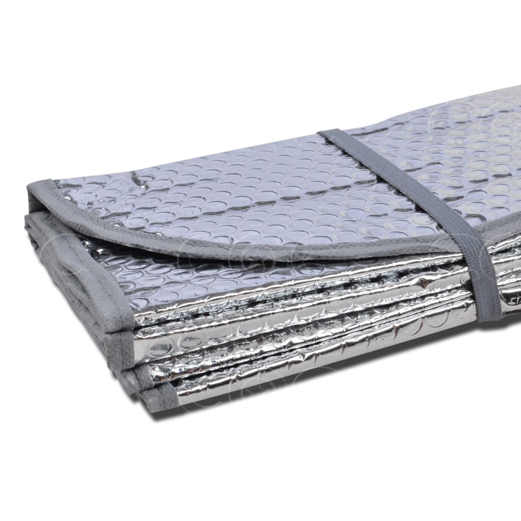 Car Windshield Sun Shade - Accordion Folding Heatshield for Truck, SUV, Van