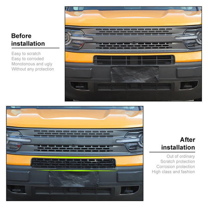 Bronco Sport Upper Grille Trim, Black ABS