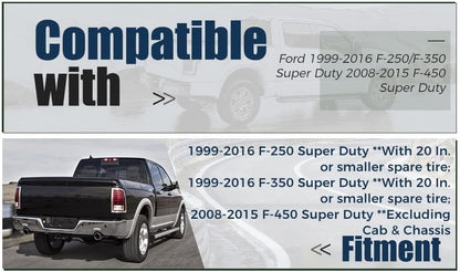 Class 5 2" Trailer Hitch for 1999-2016 Ford F-250/F-350 & 2008-2015 F-450 - 17,000 lb, Replaces 15410