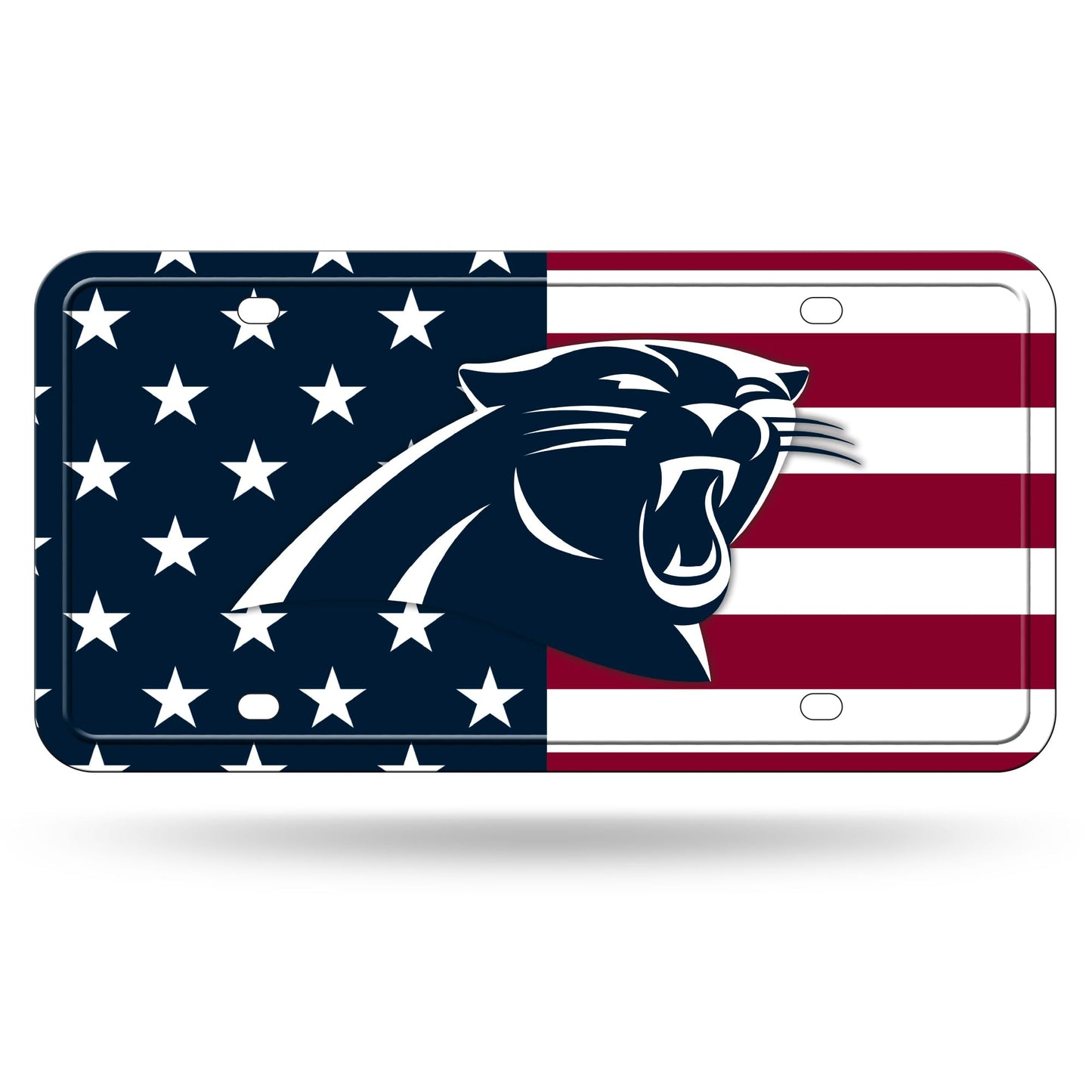 Rico Industries NFL Football USA Metal Auto Tag 6" x 12" - Great for Truck/Car/SUV