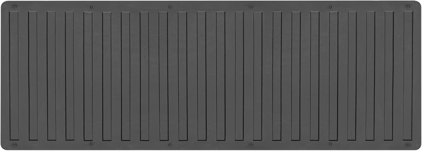 60"x19.5" Heavy-Duty Tailgate Mat - Extra Thick Rubber Cargo Liner, Trim-to-Fit for Pickup Trucks (Black)
