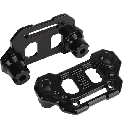 Hood & A-Pillar Light Mounts for 2018-2025 Jeep Wrangler JL & Gladiator JT