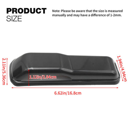 Jeep Wrangler JL JT Hood Hinge Cover Trim Kit, Black