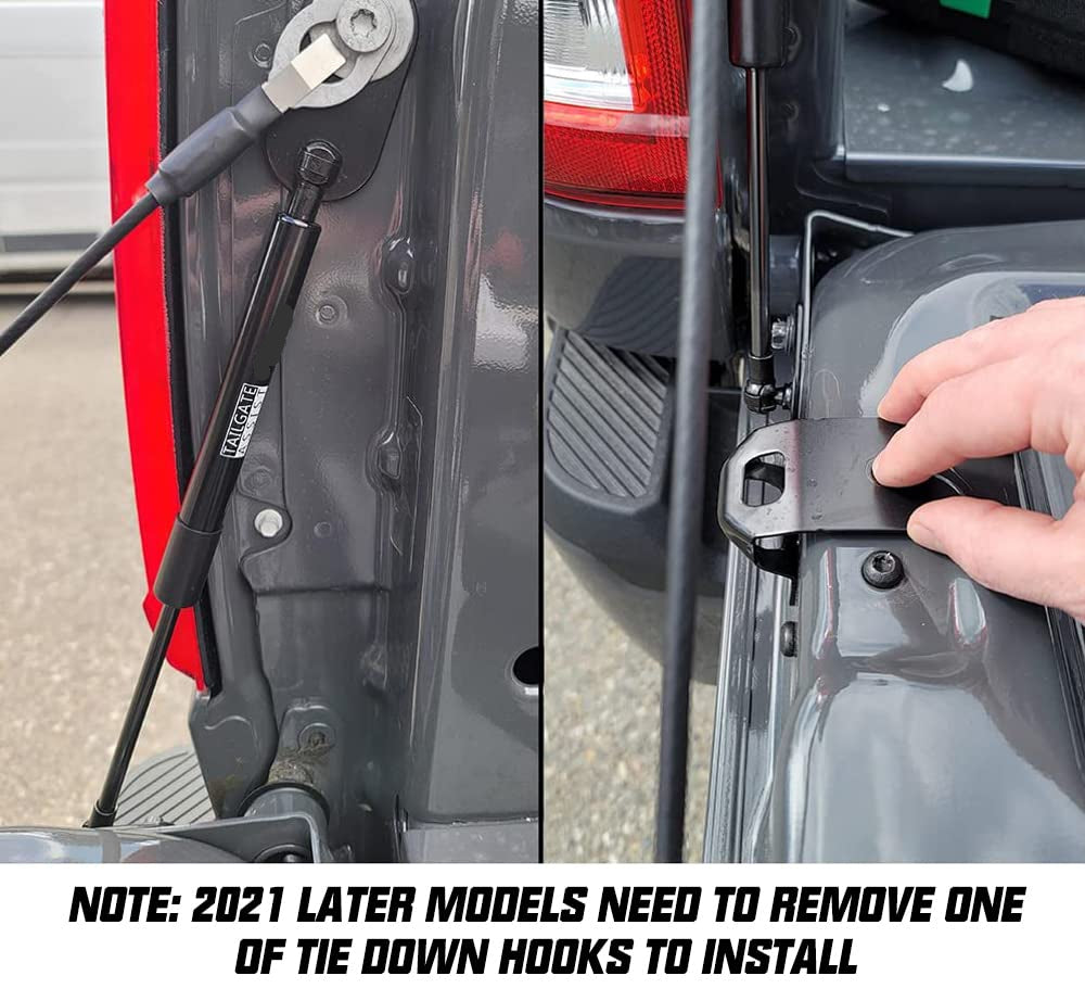 Tailgate Assist for 2015-2026 F-150 – Stainless Steel, Quiet Controlled Descent, Bolt-On