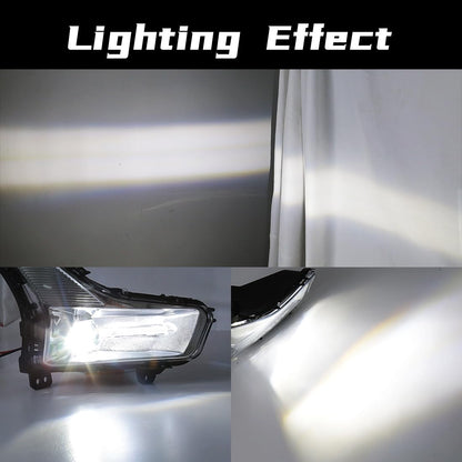 LED Fog Lights for Ford Fusion 2019-2020 with Bezel