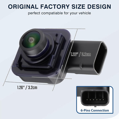 FL3Z-19G490-D Backup Camera Rear View Camera Fit for F-150 2015-2017 Fit for Ford Lobo 2018-2019 Parking Park Assist Camera Replaces #FL3Z19G490D FL3Z-19G490-B FL3Z19G490B FO1960101