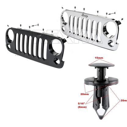 80-Piece Fender Flare Hardware Kit for 2007-2018 Jeep Wrangler JK (OEM Replaces 68039280AA, 6030441, 6506007AA, 6503598)