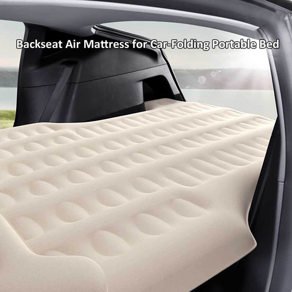 Custom for 2020-2023 Tesla Model Y Mattress with Electric Air Pump and Headrest Sleeping Pad