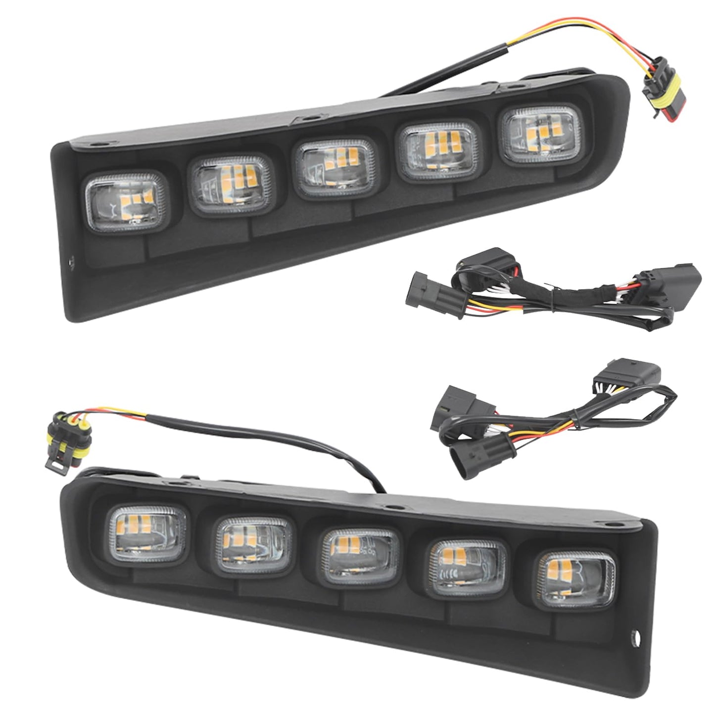 Bronco LED Fog Lights, Dual Color, Waterproof, Plug & Play