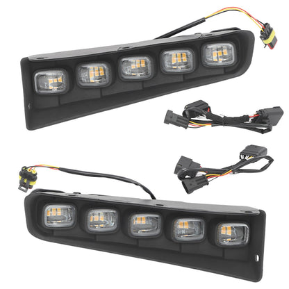 Bronco LED Fog Lights, Dual Color, Waterproof, Plug & Play