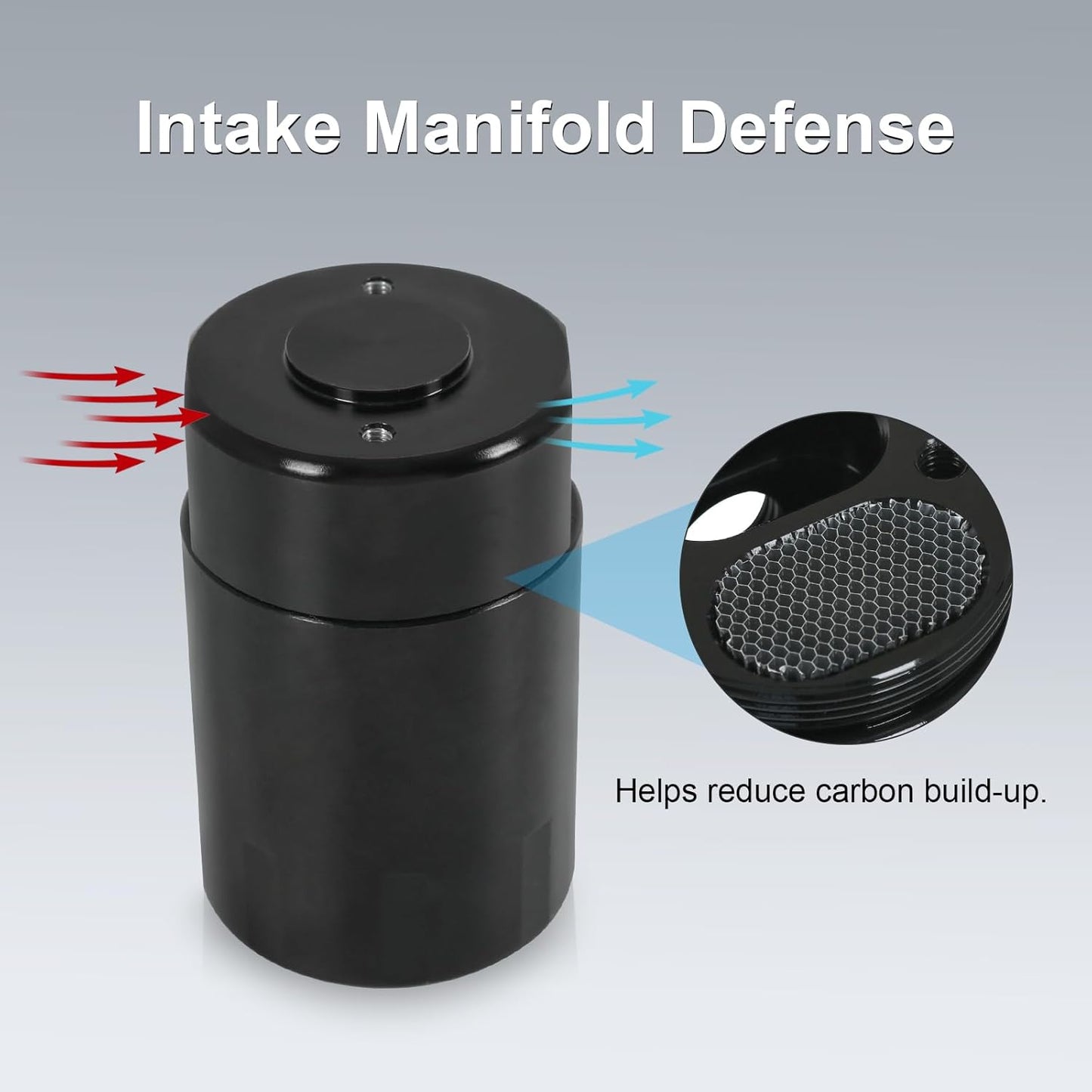 Oil Catch Can for 2014-2018 Chevy/GMC 1500 & 2015-2020 Full-Size SUVs - Air/Oil Separator