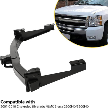ECOTRIC Class 5 Trailer Tow Hitch W/2-Inch Receiver Compatible with Chevrolet Silverado GMC Sierra 2500HD 3500HD 2001-2010 Replacement for 41944