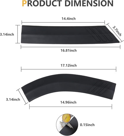 D-Pillar Roll Bar Padding Protector Cover Compatible with 2021 2022 2023 2024 2025 New Ford Bronco 4 Door Roll Cage Edge Paint Protection Guard Prevent Scratching Exterior Accessories 4 Pack