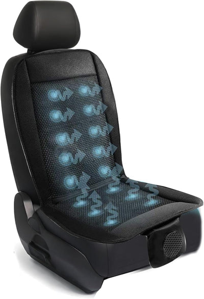 Cooling Car Seat Cushion - Black, Adjustable Temperature